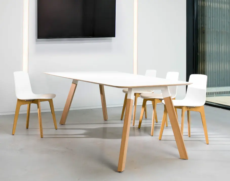 TABLE DE REUNION JUNTO PRESENTATION bois