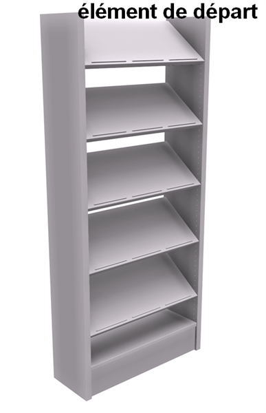 RAYONNAGE SATURNE hauteur 200cm