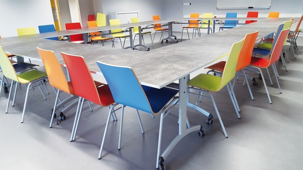 TABLE FT12 REGLABLE plateau mélaminé