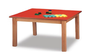 TABLE BOIS BIPLACE RECTANGULAIRE