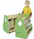 BIBLIOTHEQUE GRENOUILLE MOBILE ET PLIABLE