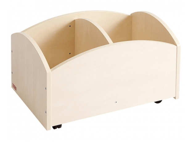 BAC 2 COMPARTIMENTS SUR ROULETTES