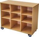 MEUBLE 9 CASES sur roulettes
