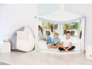 [CABANEMIROIR] CABANE EN MIROIR POUR THERAPIE SNOEZELEN