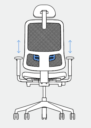 [LSH2UTITIS] SUPPORT LOMBAIRE POUR SIEGE TISSU UTILA ET UTILA PRO