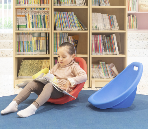 PETIT SIEGES DE SOL A BASCULE  - LOT DE 4