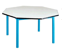 TABLE ARTENSE OCTOGONALE 130CM