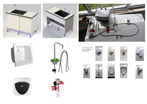 [LABOEVIERMURAL] ENSEMBLE LABORATOIRE EVIER MURAL