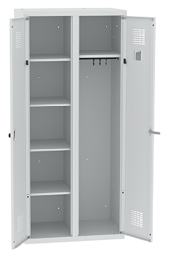 [AXNET] ARMOIRE VESTIAIRE avec cloison médiane