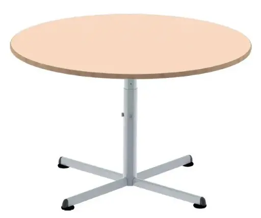 TABLE 8100 RONDE réglable maternelle