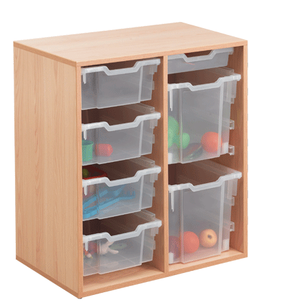 [CDCC2HE] BLOC DE RANGEMENT 2 colonnes 79x45x82cm HE